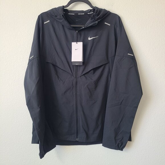 Nike Other - Nike Windrunner Running Zip Jacket CZ9070-010 Size M Black
